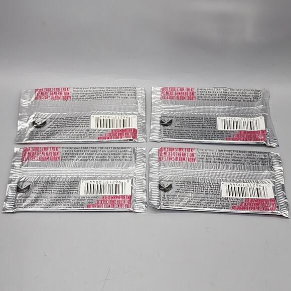 Star Trek Next Generation Inaugural Edition Unopened Packs Paramount Lot of 4 92 - Picture 2 of 9